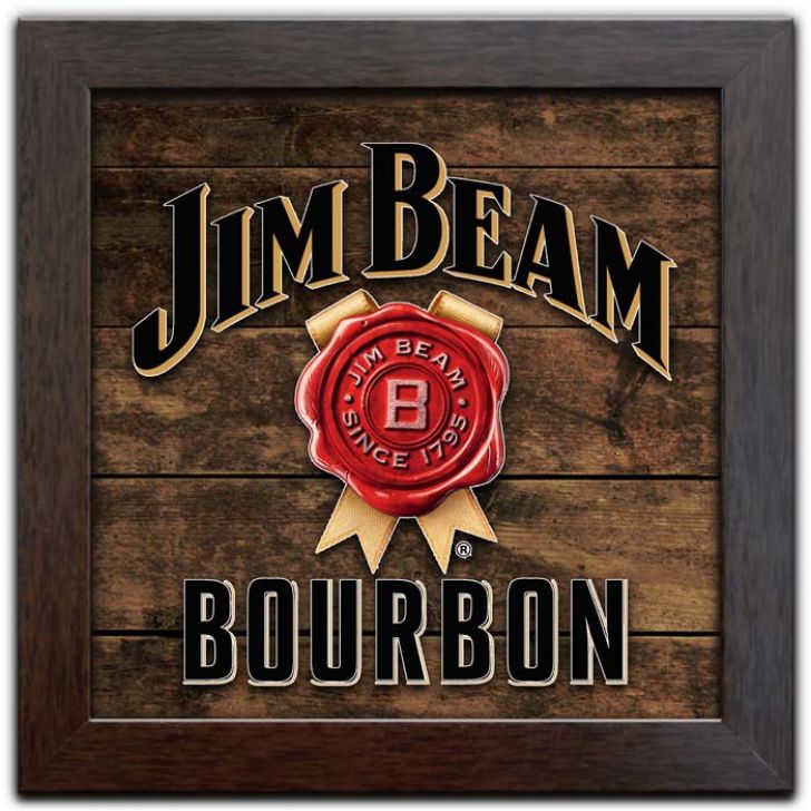 Quadro Decorativo com Moldura Vintage Temas Bar Cerveja Whisky Vodka Vinho Coquetel Bebidas Q-018