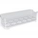 Organizador de Geladeira Porta Ovos 12 Unidades 28x10x7,5cm Transparente Plástico UZ