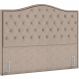 Cabeceira Cama Box Queen 160 cm P05 Grécia Linho Bege - Lyam Decor