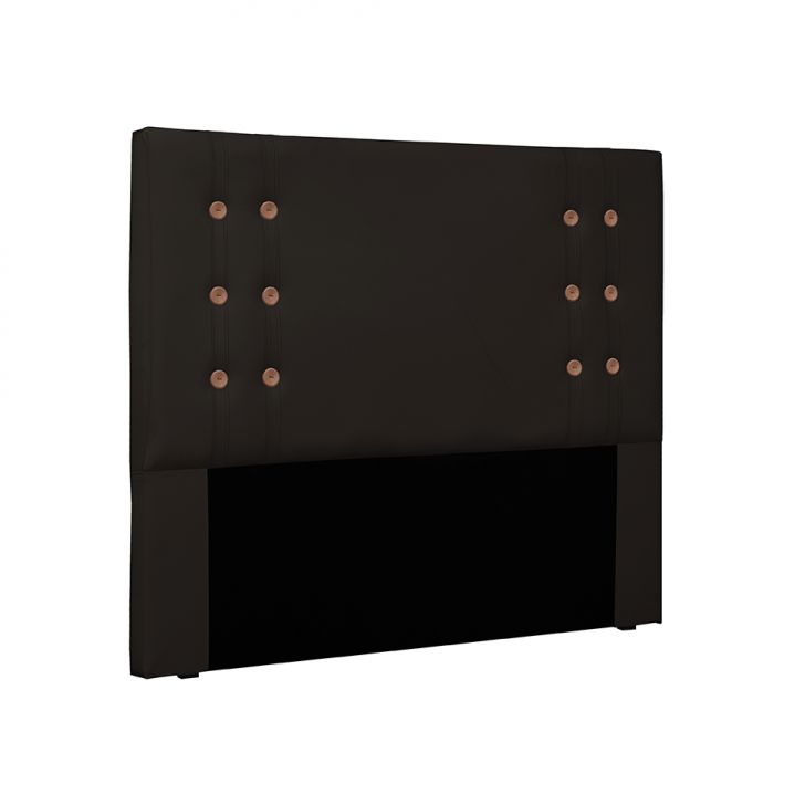 Cabeceira King Gênova Poliuretano Marrom