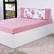 Jogo de Cama Casal 3 Pçs Malha Premium 145g/m² 100% Algodão 138x188x30cm Fiori
