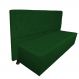 Cabeceira mais Calçadeira Casal King Juliana 190cm Para Cama Box Suede Verde - DS Estofados