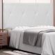 Cabeceira Estofada Cama Box Casal Queen Size Aquilla 160cm Corano Branco - Desk Design