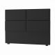 Cabeceira Queen Bia 160 CM Suede Preto - D A Decor