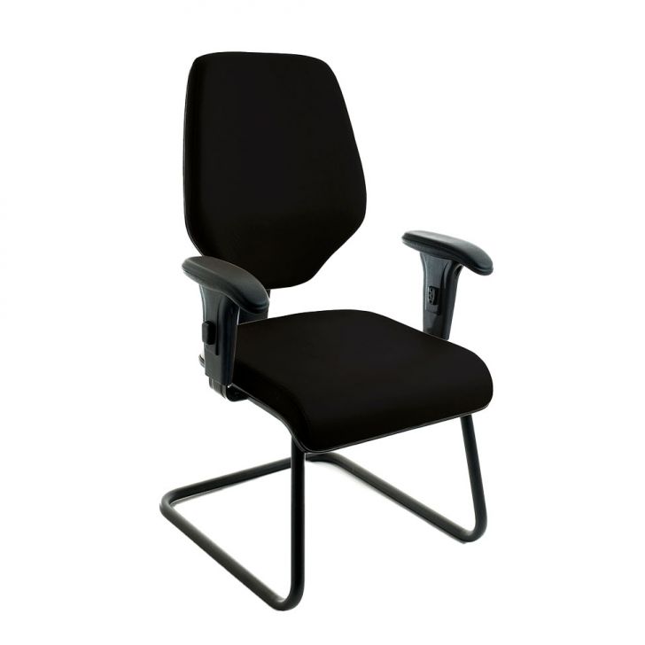 Cadeira de Escritório Secretária Amor Preta