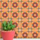 Adesivos de Azulejos Ladrilhos Hidráulicos Modelo 118-15x15cm