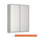 [OUTLET] Guarda-Roupa Solteiro Tunas II 2 PT 3 GV Branco