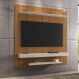 Painel para TV até 60 Polegadas com Prateleiras Multimóveis CR45286 Ripado/Off White