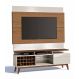Rack com Painel Classic +AD 1.8 Freijó com Off White - Imcal Móveis