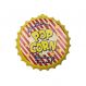 Enfeite Decorativo Tampa Popcorn Cor Amarelo Plástico 27x27