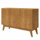 Balcao Buffet Ares 3 Portas 122 cm Nature Tebar