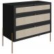 Comoda 3 Gv Corrediças Telesc Pes Metal Oslo 28934 Nero Artesano
