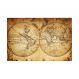 Painel Adesivo de Parede - Mapa Mundi Vintage - 281pn-G