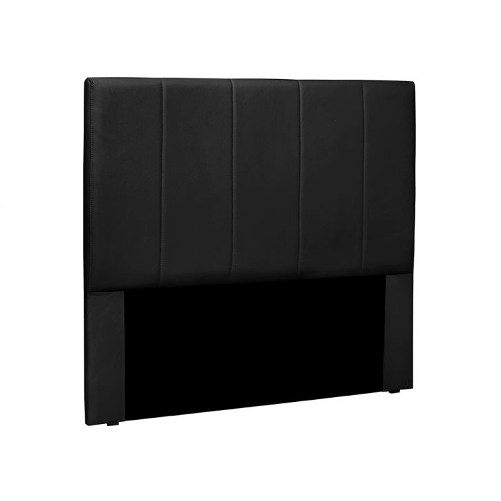 Cabeceira Solteiro Ravenna Veludo Preta