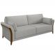Sofá Decorativo 3 Lugares 222cm Market Linho Cinza G45 - Gran Belo