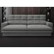 Sofá Pegasus 2,00m Assento Retrátil e Reclinável Velosuede Grafite - NETSOFAS