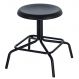 Banco | Banqueta baixo cozinha industrial loft aço giratório 45 cm Bolt Preto