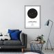Quadro Signos do Zodíaco Capricórnio 86x60 Filete Preto