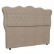 Cabeceira Casal Cama Box 140cm Oregon Z04 Boucle Capuccino - Mpozenato