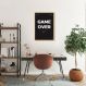 Quadro Gamer Game Over Menu 86x60 Caixa Marfim