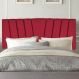 Painel Estofada Bélgica 140CM Casal Suede Vermelho - D A DECOR