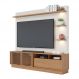 Estante Home Theater Campeche Freijó/Off White Matte para TV de 70” - Colibri