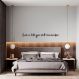Frase de Parede Live a Life 80x10 Preto