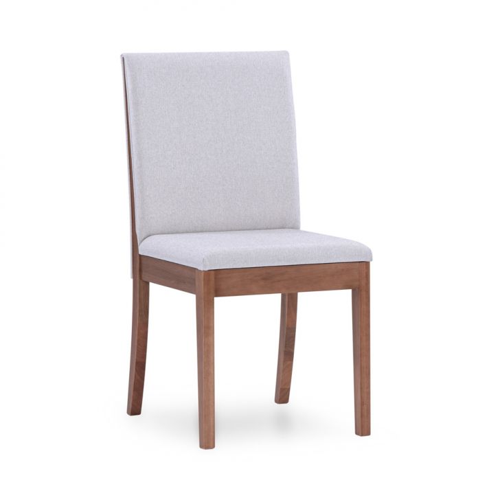 Cadeira Aimee Linho Cru e Avelã