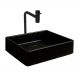 Cuba Oregon Cimento com Torneira Inox Black e Válvula Oculta Preto