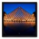 Quadro Decorativo - Louvre - 50cm x 50cm - 039qnmcp