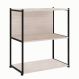 Estante Shelf Carvalho Berlin e Preta 71 cm
