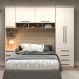 Guarda Roupa Dormitório Modulado Master Casal Queen 1,58 m - Avelã Rústico e Areia - Luciane M12
