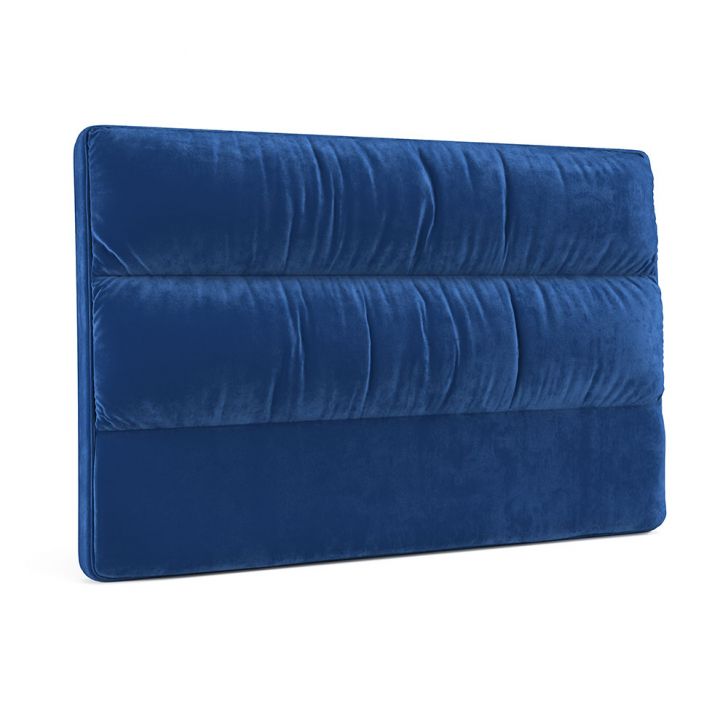 Cabeceira Queen Erikson Velosuede Azul Marinho