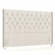 Cabeceira Cama Box Solteiro 90cm Florenza P02 Linho Creme - Mpozenato
