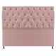 Cabeceira Sofia 195 cm King Size Suede Rosê - Amarena Móveis