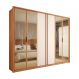 Image of Guarda-Roupa Casal Cristal Reflecta 6 Portas 4 Gavetas Freijó e Off White MO895CL15OEMMOB