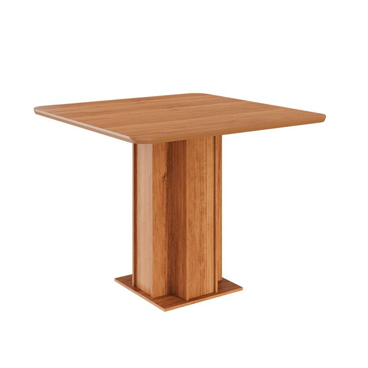 Mesa de Jantar Quadrada com Tampo MDF Sophia Cinamomo 95 cm
