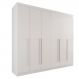 Guarda-roupa Casal 6 Portas 6 Gavetas Sparta - Mais Móveis Neve
