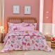 Jogo de Cama Casal Atlantix 3 Pçs 138x188x30 100% Algodão Cats