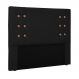 Cabeceira Decorativa Queen Size 1,60M Kors PU Preto G63 - Gran Belo
