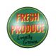 Placa Decorativa MDF 35x35 Personalizado Fresh Produce Verde