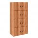 Armário Locker Duplo Module 8 PT Nogal Sevilha