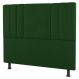 Cabeceira Cama Box Solteiro Grace 90cm Suede Verde - Desk Design