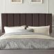 Painel Estofada Carla 140CM Casal Suede Marrom - D A DECOR