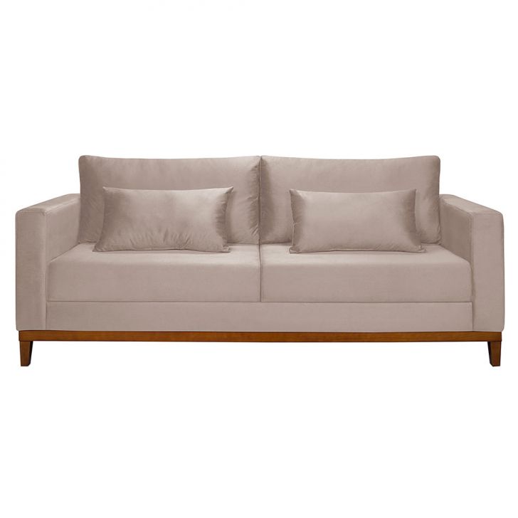 Sofá 2 Lugares Bahamas Suede Areia