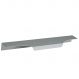 Puxador para Móveis Clean Cava Alumínio Prata 200mm Aluminium Decor