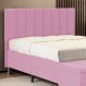 Cabeceira Nashira 195 para Cama King Z-009 Sued Rosê Aradecor