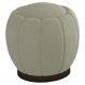 Puff Puf Para Sala Base Metal Chocolate Tull Veludo SL 940 Peer