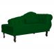 Recamier Larissa Lado Esquerdo 1,50 cm Veludo Verde - Montanaris Decor