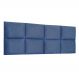 Cabeceira Painel Modulada Queen 1,60m Lorena Suede Azul Marinho - Pallazio